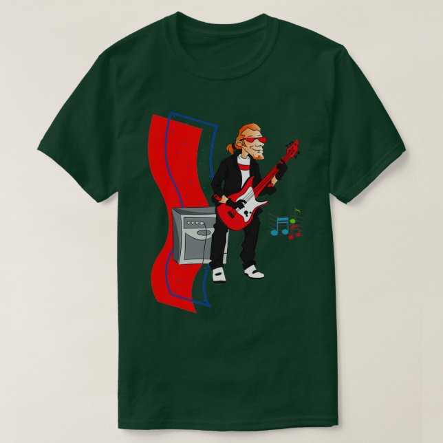 Camiseta NACIDO PARA REPRODUCIR GUITAR ClassicCopy (Diseño del anverso)