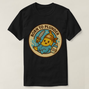 Camiseta Nacido para saquear bebé plátano