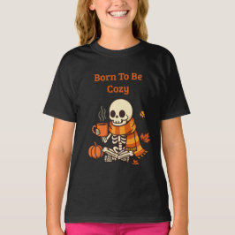 Camiseta Nacido para ser acogedor – Esqueleto