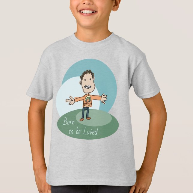 Camiseta Nacido para ser amado (Anverso)