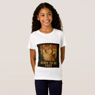 Camiseta Nacido para ser diseño gráfico gratuito para los a