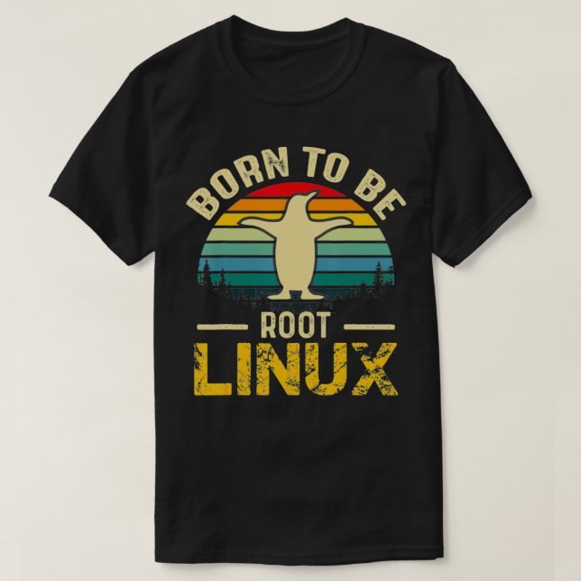 Camiseta Nacido para ser raíz con Linu a la fuerza (Diseño del anverso)