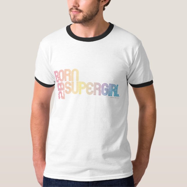 Camiseta Nacido para ser superchica (Anverso)
