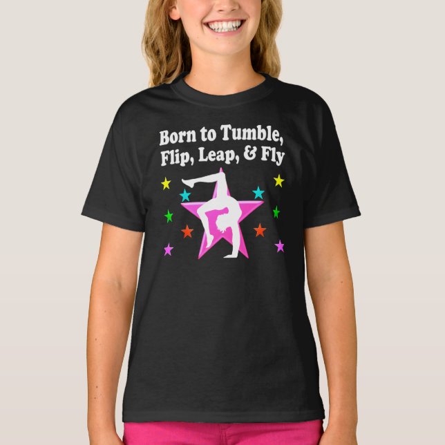 CAMISETA NACIDO PARA SER UN CAMPEÓN DE GIMNASIA (Anverso)