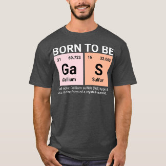 Camiseta Nacido para ser un regalo de química divertida de 