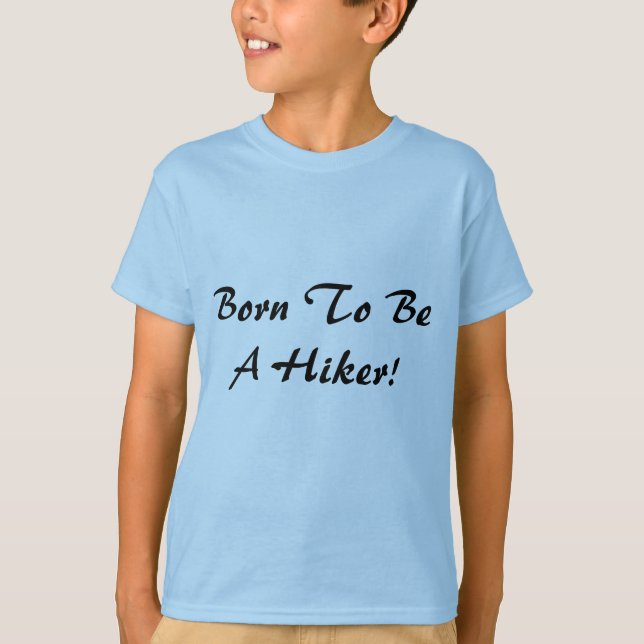 Camiseta Nacido Para Ser Un Senderista (Anverso)