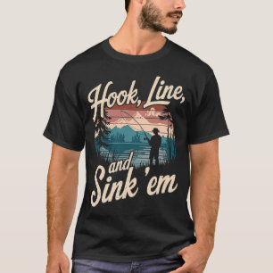 Camiseta Nacido Para Ser Una Leyenda De La Pesca (Blanco)