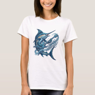Camiseta Nacido para Shred – Marlin de Guitarra Ocean Rock
