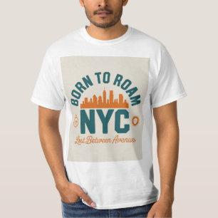 Camiseta Nacido para vagar por NYC