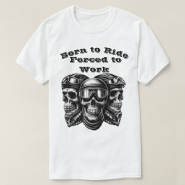 Camiseta Nacido para viajar, forzado a trabajar - Gráfica d