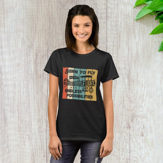 Camiseta Nacido Para Volar (Subido por el creador)