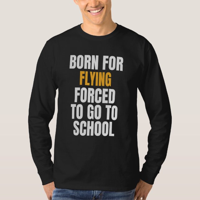 Camiseta Nacido para volar (Anverso)