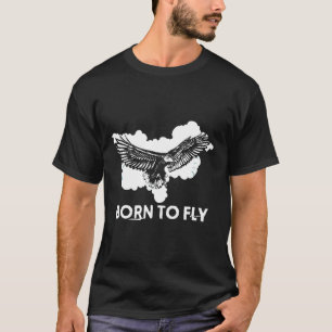 Camiseta Nacido Para Volar Águila Paracaidismo Ala Delta