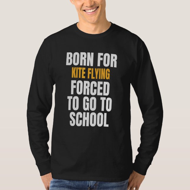 Camiseta Nacido para volar cometas (Anverso)