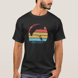 Camiseta Nacido para volar - Oh Chute , Funny Skydiving , V