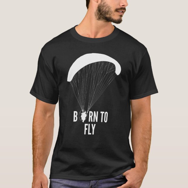 Camiseta Nacido Para Volar Paramotor Pilot 1 (Anverso)