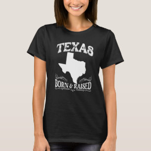 Camiseta Nacido y ascenso del Orgullo del Estado de Texas