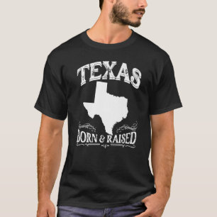 Camiseta Nacido y ascenso del Orgullo del Estado de Texas