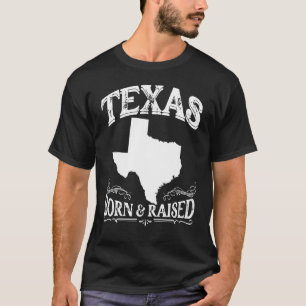 Camiseta Nacido y ascenso del Orgullo del Estado de Texas