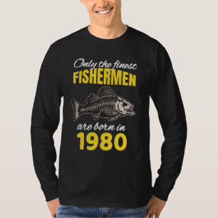 Camiseta Nacieron 42 Pescadores De Cumpleaños En La Pesca D