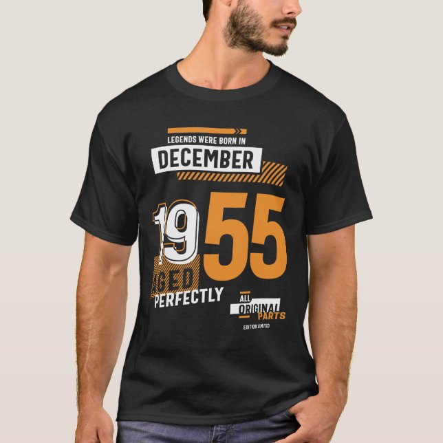 Camiseta Nacieron 66 Leyendas De Cumpleaños En Diciembre De (Anverso)