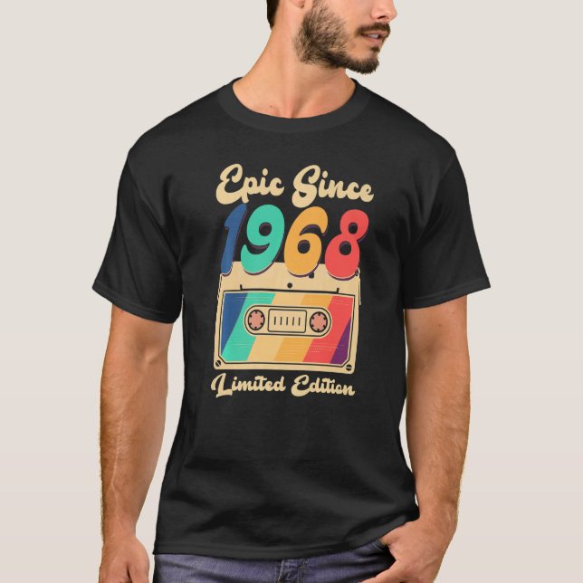 Camiseta Nacieron En 1968 55 Años De Edad Camisas Nacidas P (Anverso)