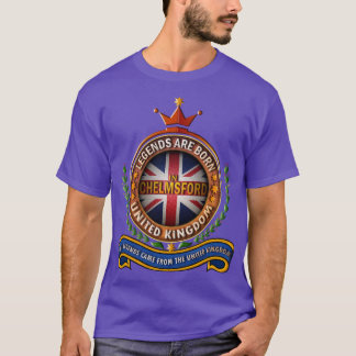 Camiseta Nacieron en Chel leyendas del Reino Unido de Chelm