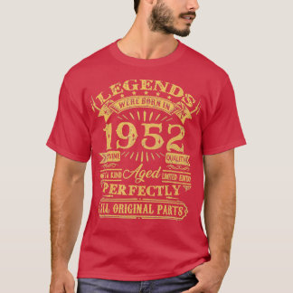 Camiseta Nacieron Leyendas De Hombres En 1952 Regalos De 70