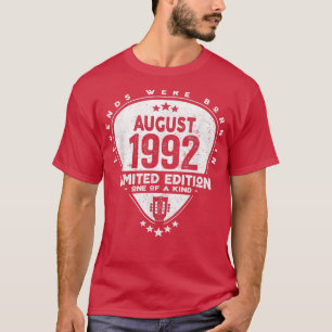 Camiseta Nacieron Leyendas En Agosto De 1992 Guitar 2086