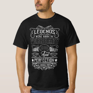 Camiseta Nacieron Leyendas En Febrero De 1980, Todas Origin