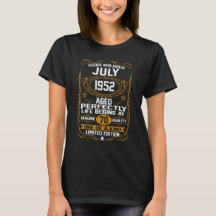 Camiseta Nacieron Leyendas En Julio De 1952 70º Cumpleaños
