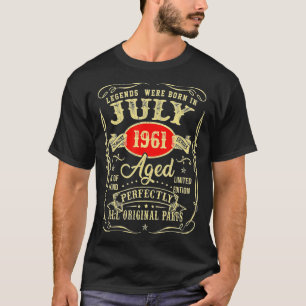 Camiseta Nacieron Leyendas En Julio De 1961. Regalos De 60 