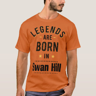 Camiseta Nacieron Leyendas En Swan Hill