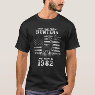 Camiseta Nacieron los mejores cazadores en 1982 4 de julio