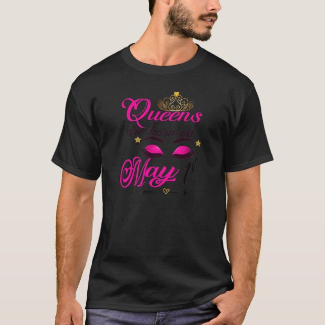 Camiseta Nacieron Mujeres Chicas De Cumpleaños Cutas El 1 D (Anverso)