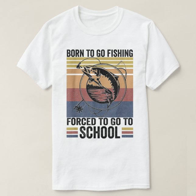 Camiseta Nacieron niños de pescadores de peces gordos (Diseño del anverso)