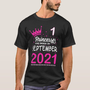 Camiseta Nacieron princesas rosadas de primer cumpleaños en