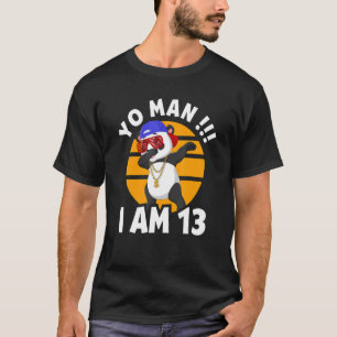 Camiseta Nacimiento 13 Niño de 13 años Dabbing Cumpleaños