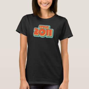 Camiseta Nacimiento 2011 retro y cosecha diseñado