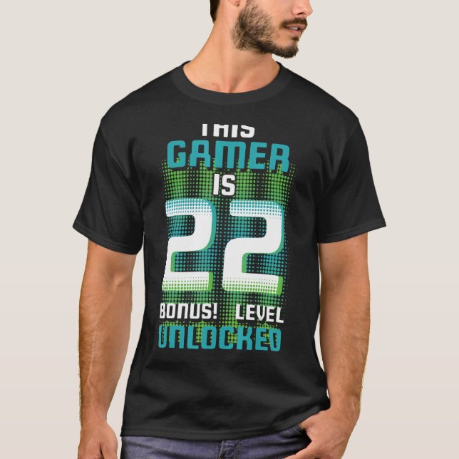 Camiseta Nacimiento 22 Años Este Jugador Jugando Impresiona (Anverso)