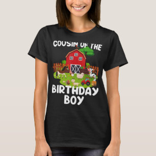 Camiseta Nacimiento de Barnyard Granja Animales Primo Niño 