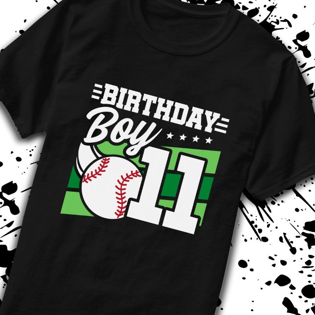 Camiseta Nacimiento de Béisbol Niño de 11 años 11 cumpleaño (Subido por el creador)
