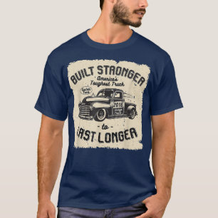 Camiseta Nacimiento De Camión Vintage 2018 Construido Más F