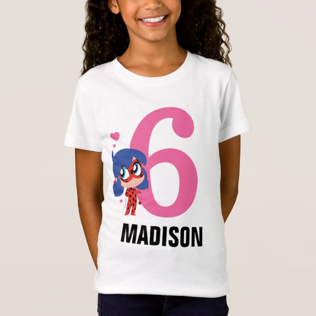 Camiseta Nacimiento de Chibi de Ladybug Milagroso (Anverso)