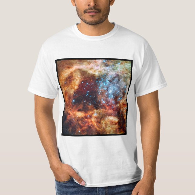 Camiseta Nacimiento de estrellas de creación cósmica Nebula (Anverso)