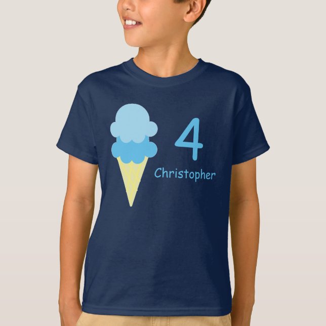 Camiseta Nacimiento de helados (Anverso)