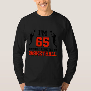 Camiseta Nacimiento de jugador de baloncesto de 65 años