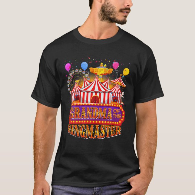 Camiseta Nacimiento De La Abuela Del Círculo De Carnaval (Anverso)