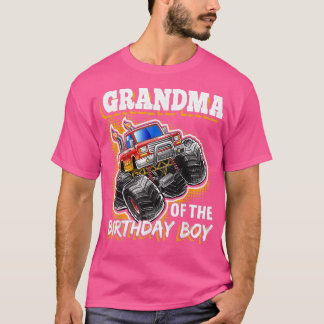 Camiseta Nacimiento de la abuela del monstruo de cumpleaños