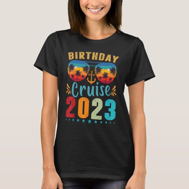 Camiseta Nacimiento de la brigada de cruceros Birthday Squa (Anverso)